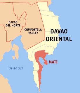 mati philippines map